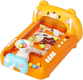 Brinquedo Console de Pinball de Urso e Cores Vibrantes